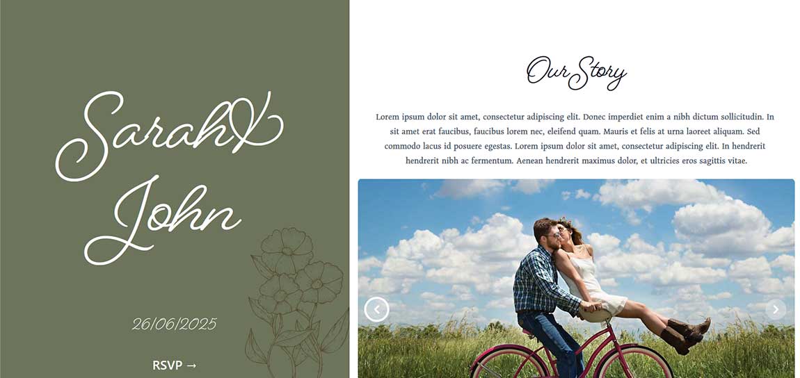 Suzanne & William website